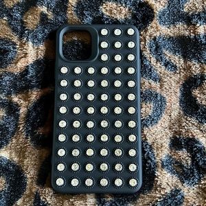 Black Rhinestone Case